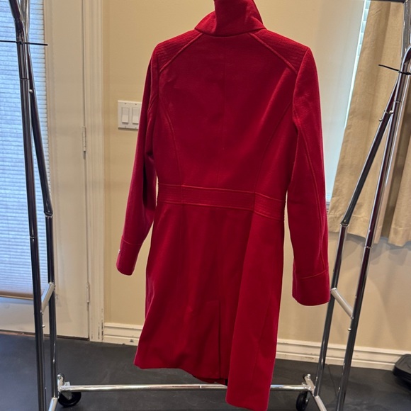 Tommy Hilfiger Red Trench Coat - Picture 6 of 8